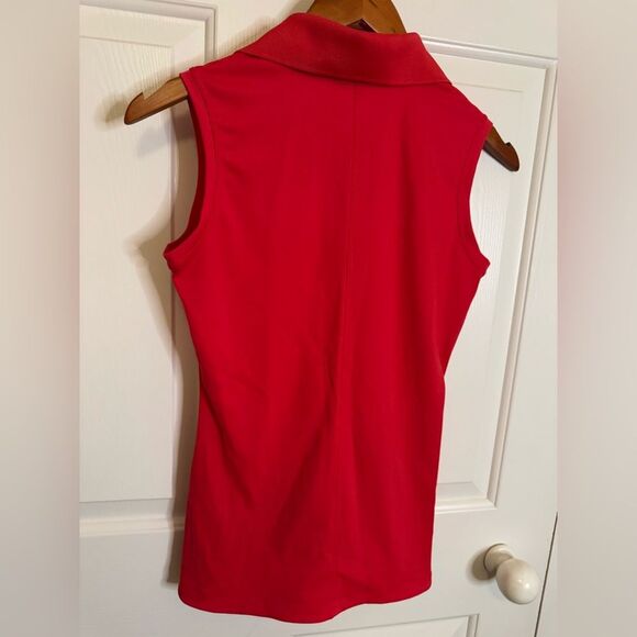 NIKE Golf Tour Performance DRI-fit polo/tank size XS in Red like NEW - Picture 4 of 5